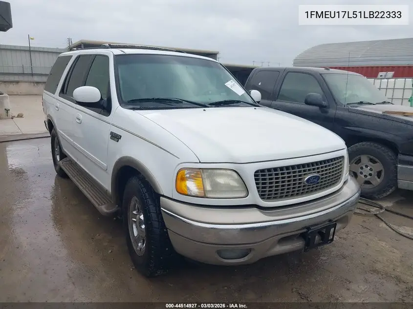 1FMEU17L51LB22333 2001 Ford Expedition Eddie Bauer