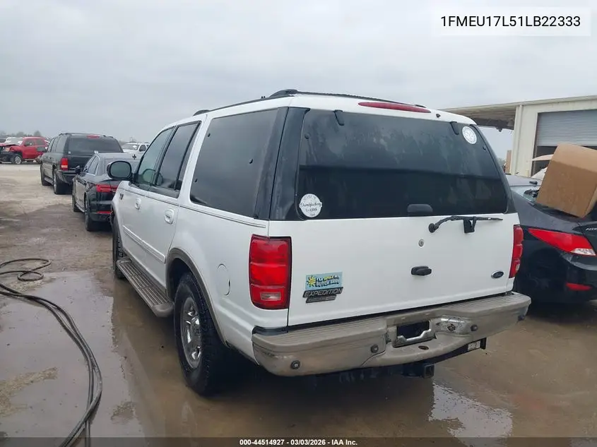 1FMEU17L51LB22333 2001 Ford Expedition Eddie Bauer
