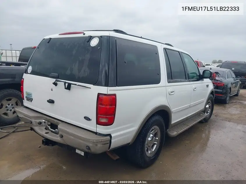 1FMEU17L51LB22333 2001 Ford Expedition Eddie Bauer