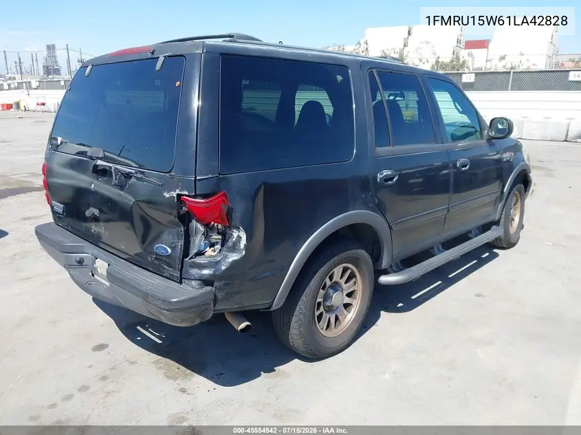 2001 Ford Expedition Xlt VIN: 1FMRU15W61LA42828 Lot: 45554542