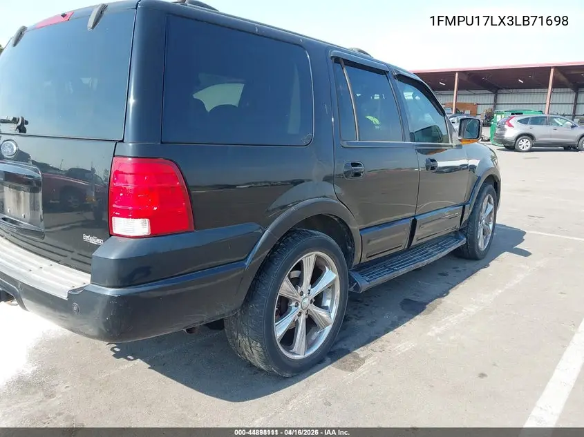 1FMPU17LX3LB71698 2003 Ford Expedition Eddie Bauer