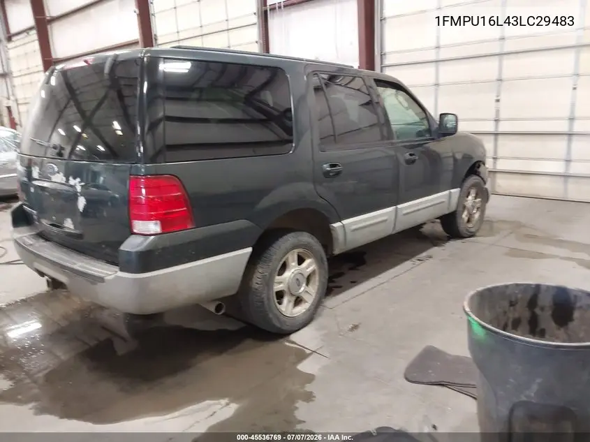 2003 Ford Expedition Xlt VIN: 1FMPU16L43LC29483 Lot: 45536769