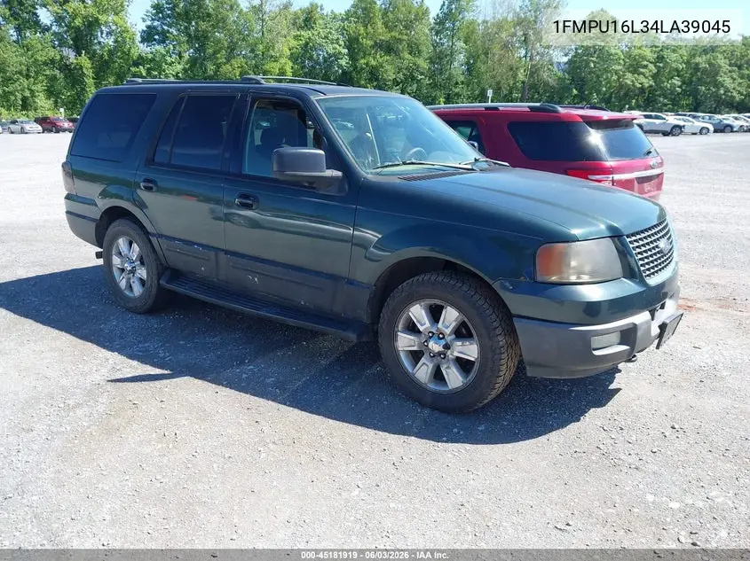 2004 Ford Expedition VIN: 1FMPU16L34LA39045 Lot: 45181919
