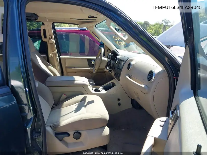 2004 Ford Expedition VIN: 1FMPU16L34LA39045 Lot: 45181919