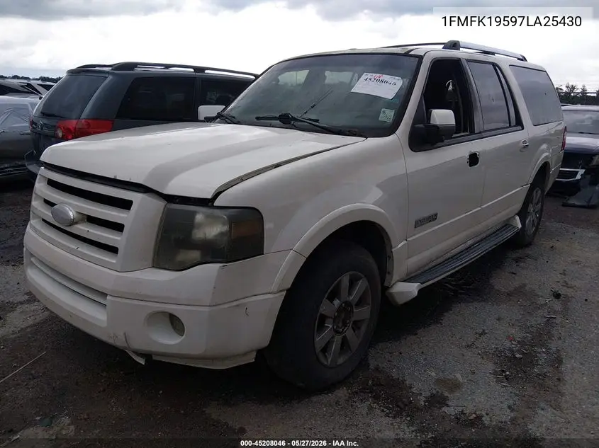 2007 Ford Expedition El Limited VIN: 1FMFK19597LA25430 Lot: 45208046