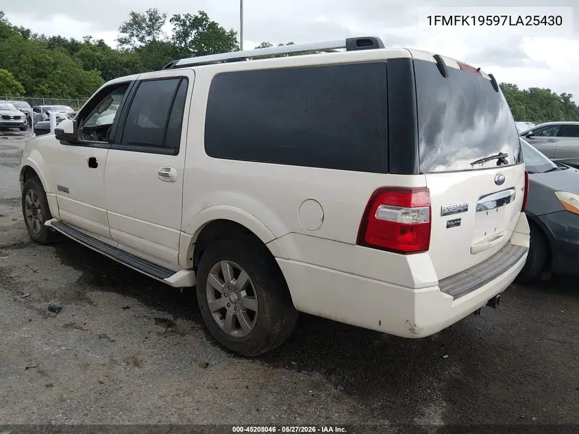 2007 Ford Expedition El Limited VIN: 1FMFK19597LA25430 Lot: 45208046