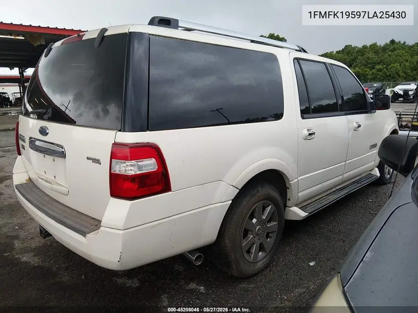 2007 Ford Expedition El Limited VIN: 1FMFK19597LA25430 Lot: 45208046