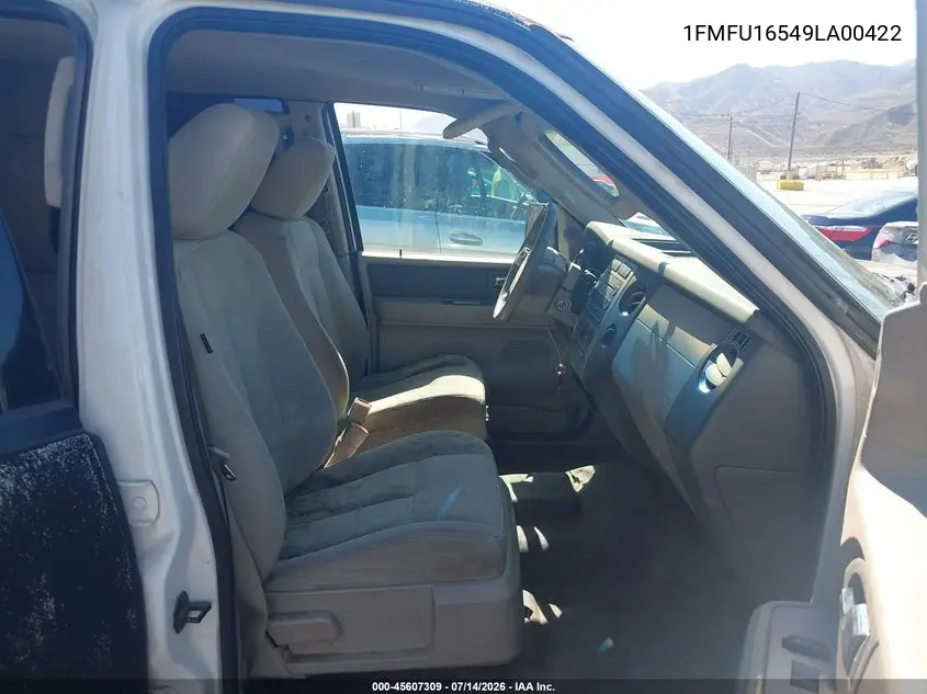2009 Ford Expedition Xlt VIN: 1FMFU16549LA00422 Lot: 45607309