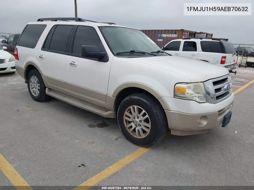 2010 Ford Expedition Eddie Bauer VIN: 1FMJU1H59AEB70632 Lot: 45287284