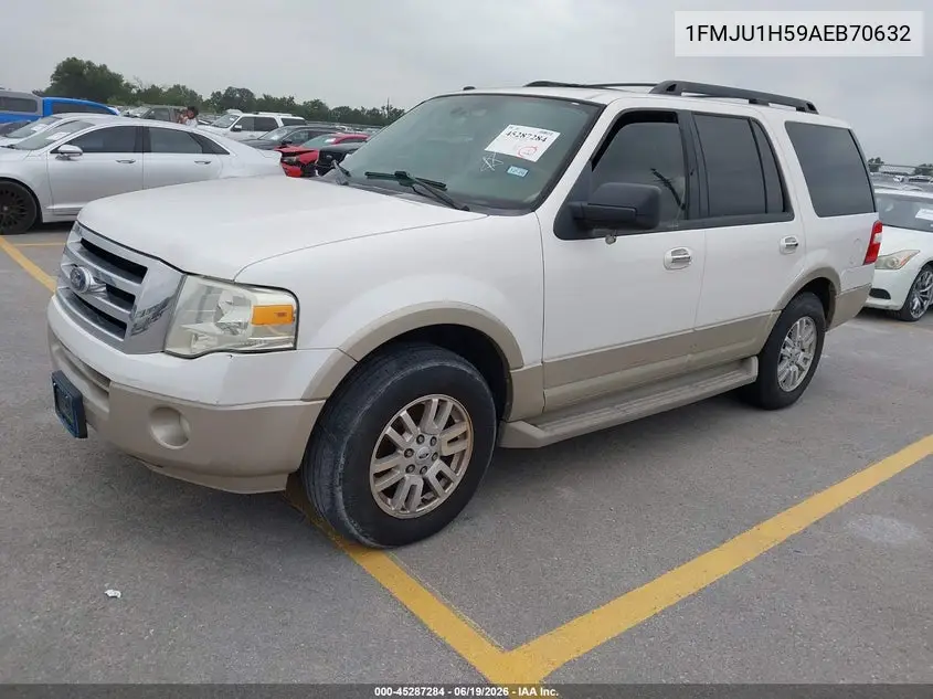 2010 Ford Expedition Eddie Bauer VIN: 1FMJU1H59AEB70632 Lot: 45287284