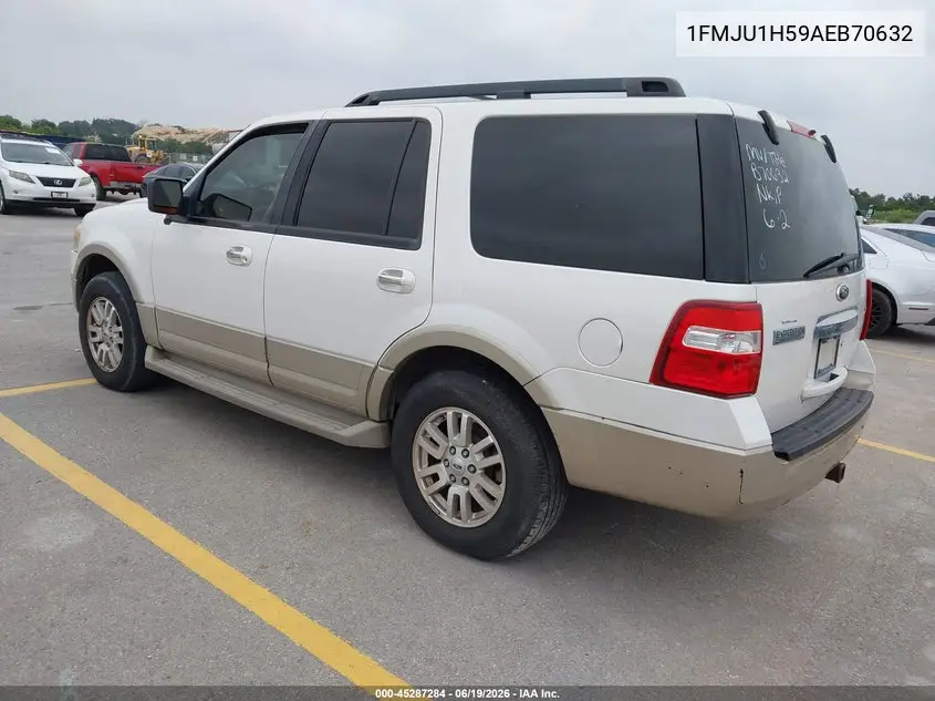 2010 Ford Expedition Eddie Bauer VIN: 1FMJU1H59AEB70632 Lot: 45287284
