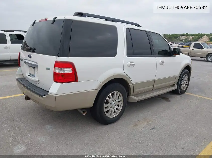 2010 Ford Expedition Eddie Bauer VIN: 1FMJU1H59AEB70632 Lot: 45287284