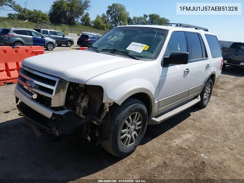 2010 Ford Expedition Eddie Bauer/King Ranch VIN: 1FMJU1J57AEB51328 Lot: 45561199