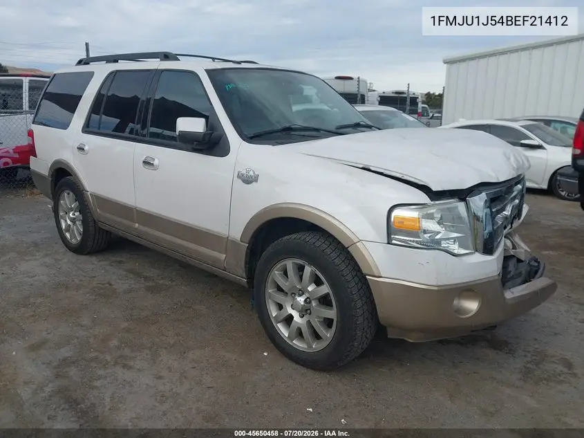 2011 Ford Expedition King Ranch VIN: 1FMJU1J54BEF21412 Lot: 45650458