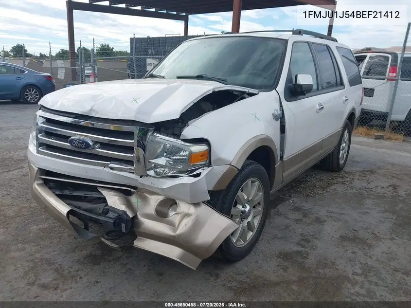 2011 Ford Expedition King Ranch VIN: 1FMJU1J54BEF21412 Lot: 45650458