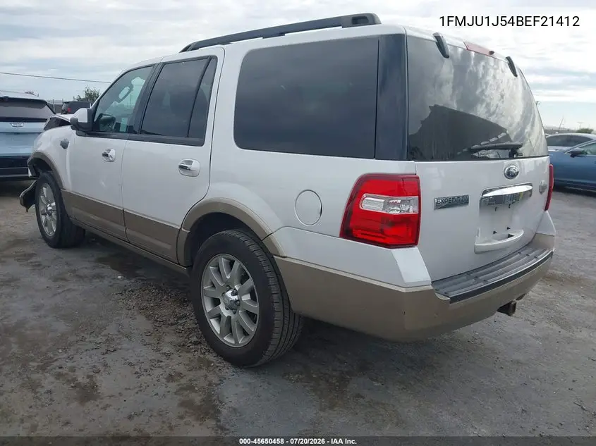 2011 Ford Expedition King Ranch VIN: 1FMJU1J54BEF21412 Lot: 45650458