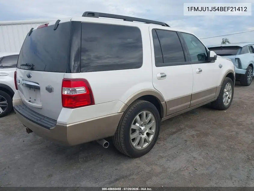 2011 Ford Expedition King Ranch VIN: 1FMJU1J54BEF21412 Lot: 45650458