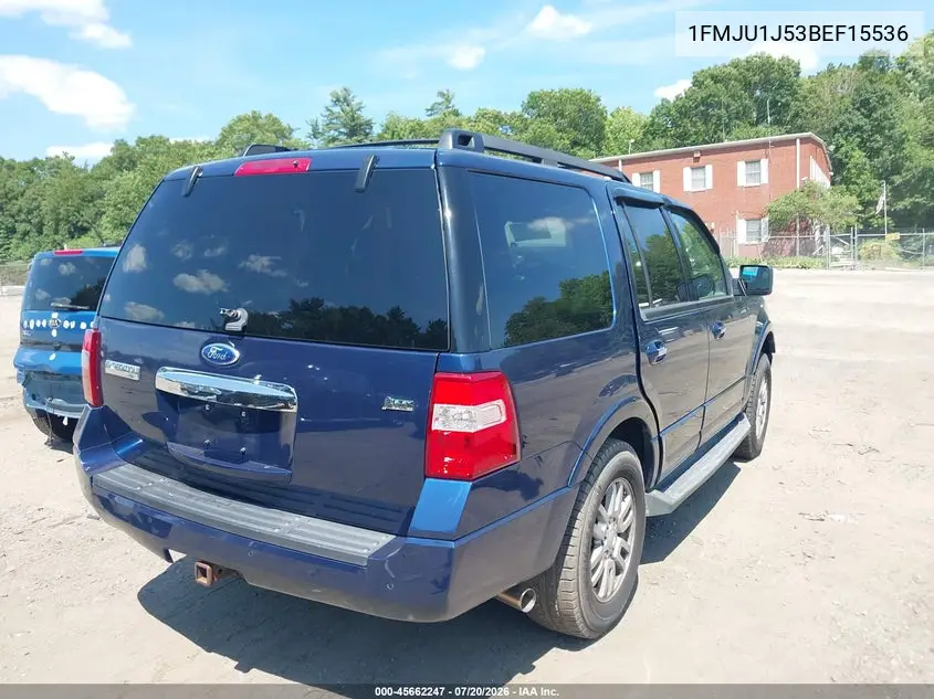 2011 Ford Expedition Xlt VIN: 1FMJU1J53BEF15536 Lot: 45662247