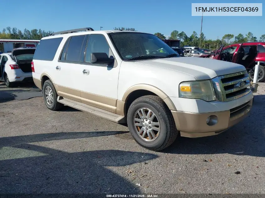 1FMJK1H53CEF04369 2012 Ford Expedition El Xlt