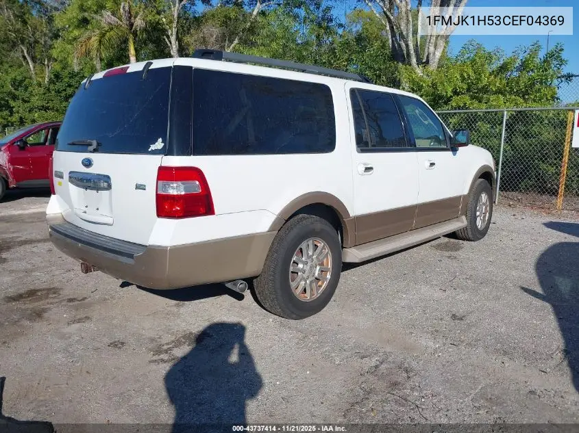 1FMJK1H53CEF04369 2012 Ford Expedition El Xlt