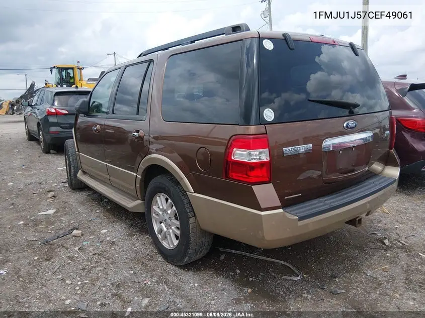 2012 Ford Expedition Xlt VIN: 1FMJU1J57CEF49061 Lot: 45321099