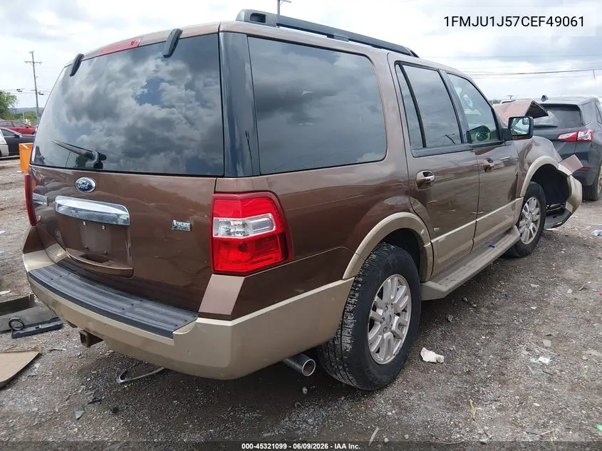 2012 Ford Expedition Xlt VIN: 1FMJU1J57CEF49061 Lot: 45321099