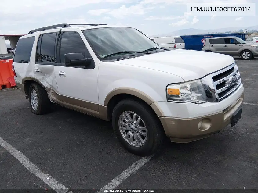 2012 Ford Expedition Xlt VIN: 1FMJU1J50CEF67014 Lot: 45650415