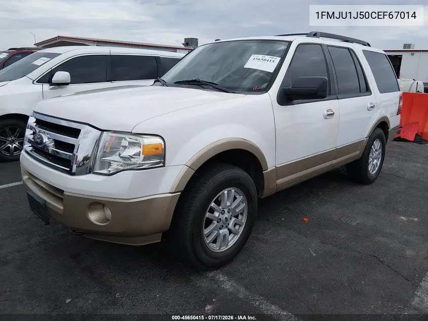 2012 Ford Expedition Xlt VIN: 1FMJU1J50CEF67014 Lot: 45650415