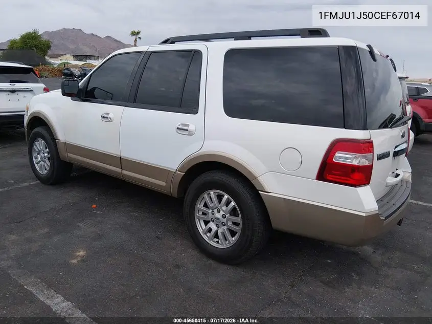 2012 Ford Expedition Xlt VIN: 1FMJU1J50CEF67014 Lot: 45650415