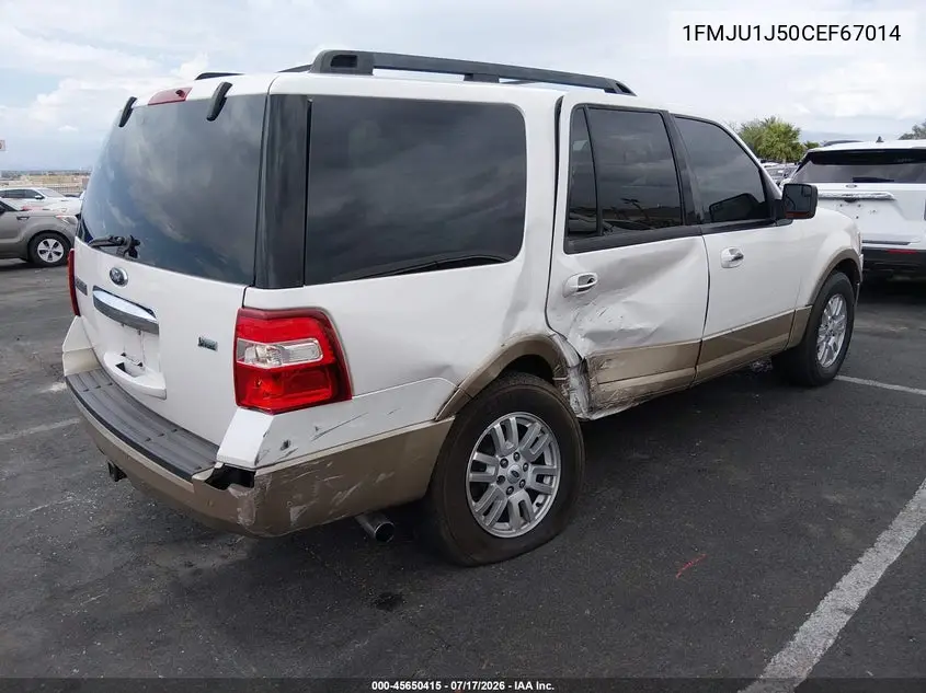 2012 Ford Expedition Xlt VIN: 1FMJU1J50CEF67014 Lot: 45650415