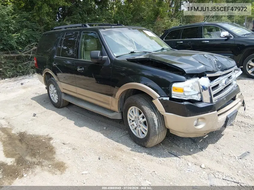 2012 Ford Expedition Xlt VIN: 1FMJU1J55CEF47972 Lot: 45665549