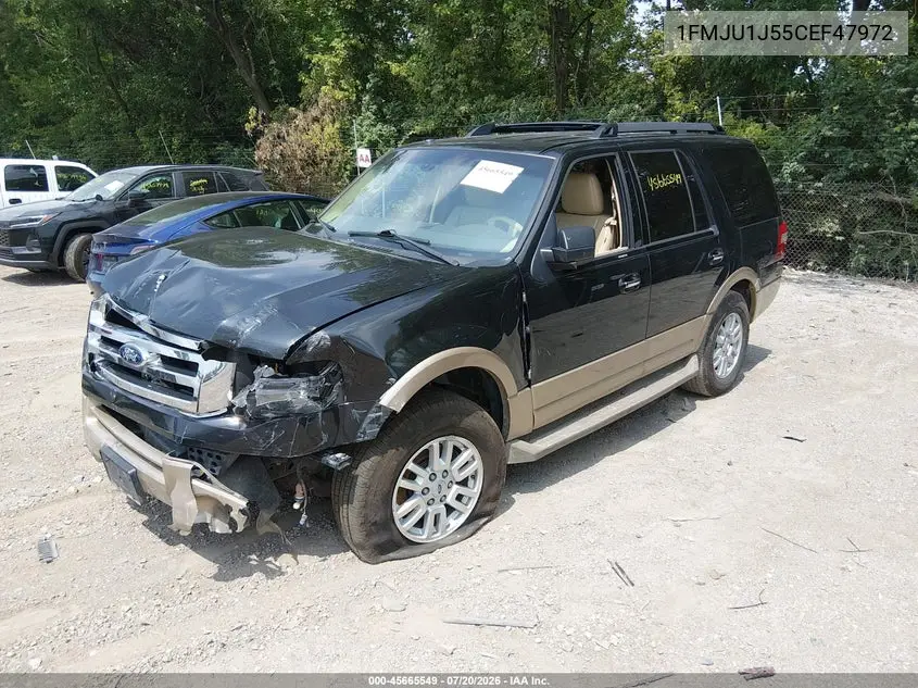 2012 Ford Expedition Xlt VIN: 1FMJU1J55CEF47972 Lot: 45665549