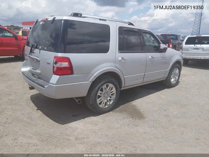 2013 Ford Expedition Limited VIN: 1FMJU2A58DEF19350 Lot: 45159305