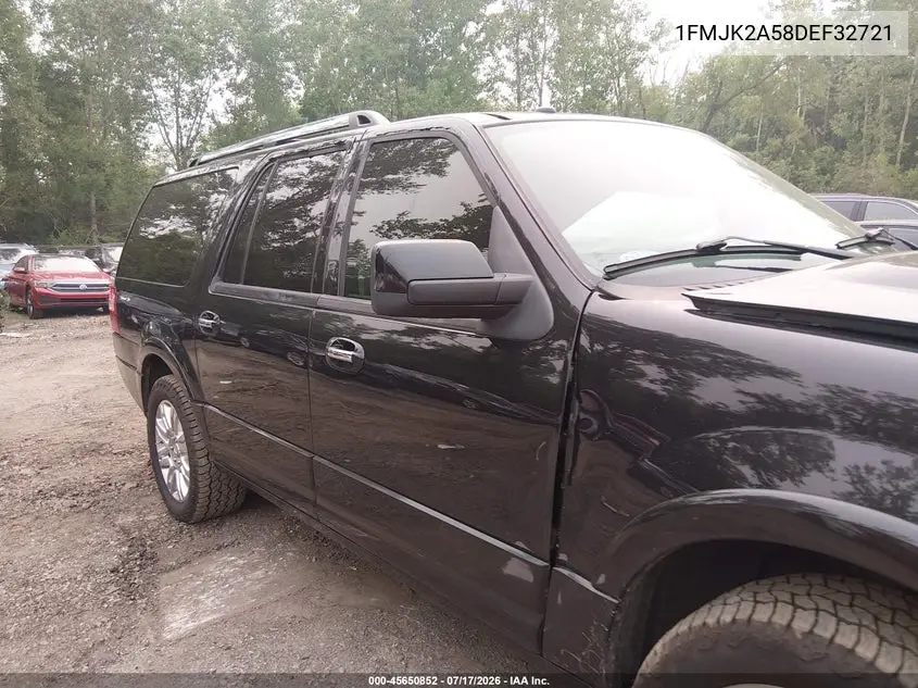 2013 Ford Expedition El Limited VIN: 1FMJK2A58DEF32721 Lot: 45650852