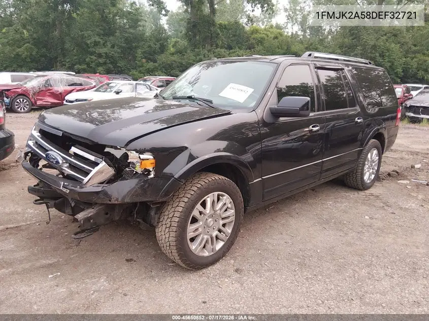 2013 Ford Expedition El Limited VIN: 1FMJK2A58DEF32721 Lot: 45650852