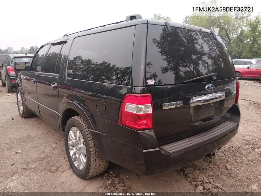 2013 Ford Expedition El Limited VIN: 1FMJK2A58DEF32721 Lot: 45650852