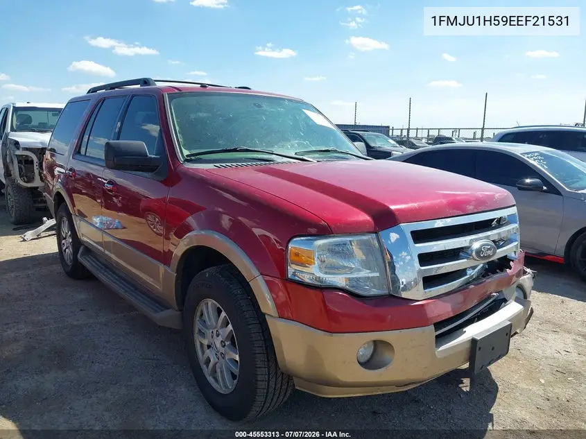 2014 Ford Expedition Xlt VIN: 1FMJU1H59EEF21531 Lot: 45553313
