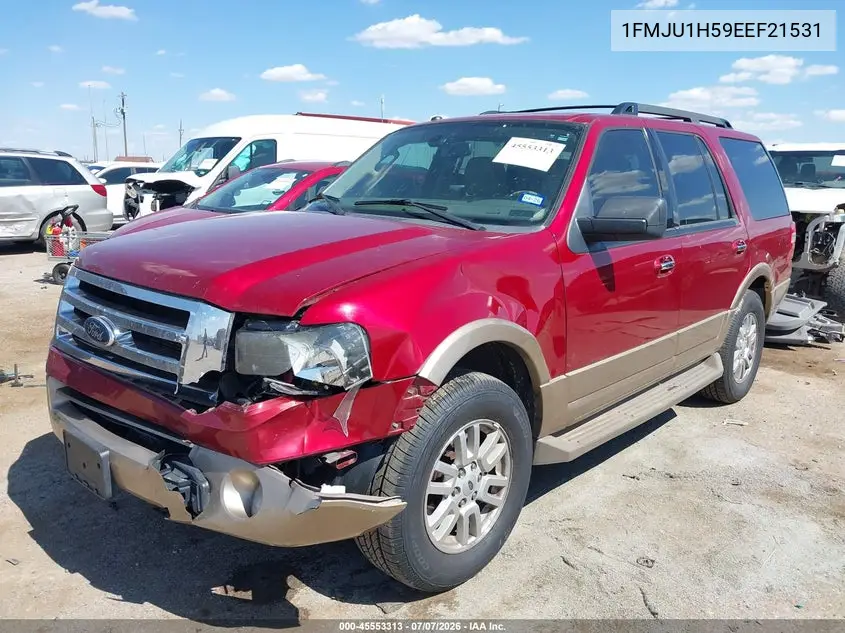 2014 Ford Expedition Xlt VIN: 1FMJU1H59EEF21531 Lot: 45553313