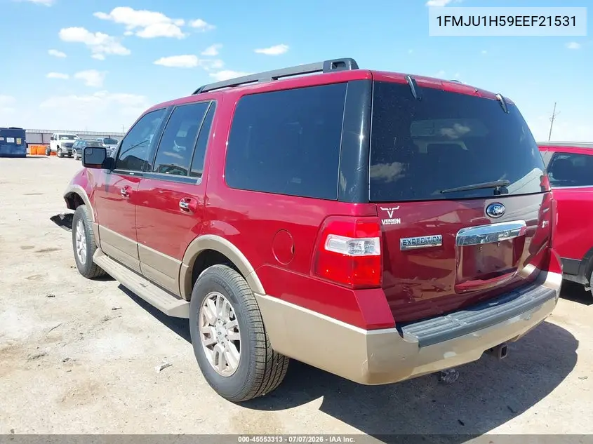 2014 Ford Expedition Xlt VIN: 1FMJU1H59EEF21531 Lot: 45553313