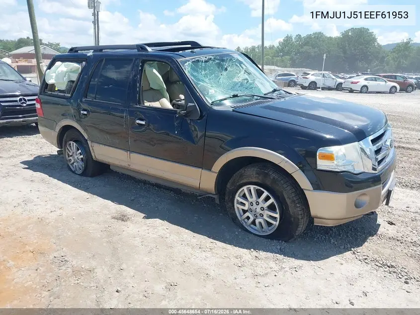 2014 Ford Expedition Xlt VIN: 1FMJU1J51EEF61953 Lot: 45648654