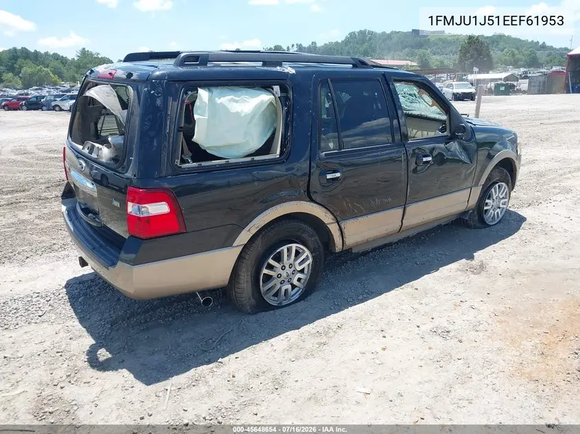 2014 Ford Expedition Xlt VIN: 1FMJU1J51EEF61953 Lot: 45648654