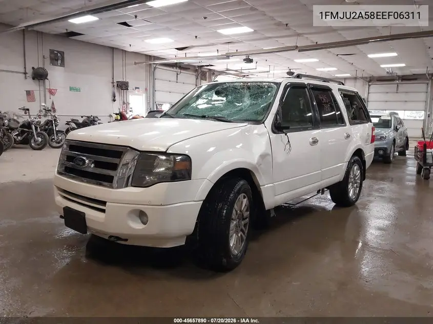 2014 Ford Expedition Limited VIN: 1FMJU2A58EEF06311 Lot: 45657890