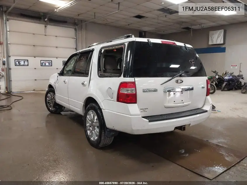 2014 Ford Expedition Limited VIN: 1FMJU2A58EEF06311 Lot: 45657890