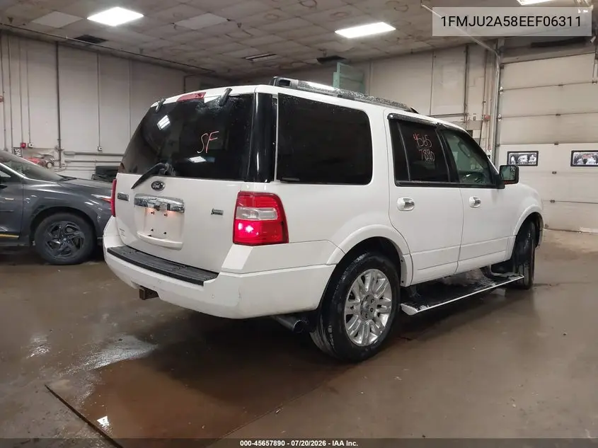 2014 Ford Expedition Limited VIN: 1FMJU2A58EEF06311 Lot: 45657890
