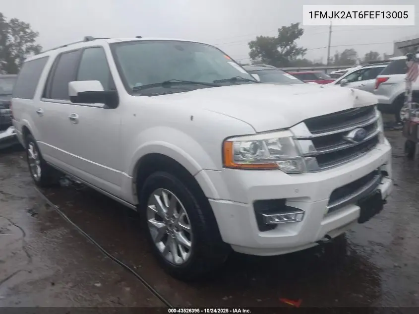 1FMJK2AT6FEF13005 2015 Ford Expedition El Limited