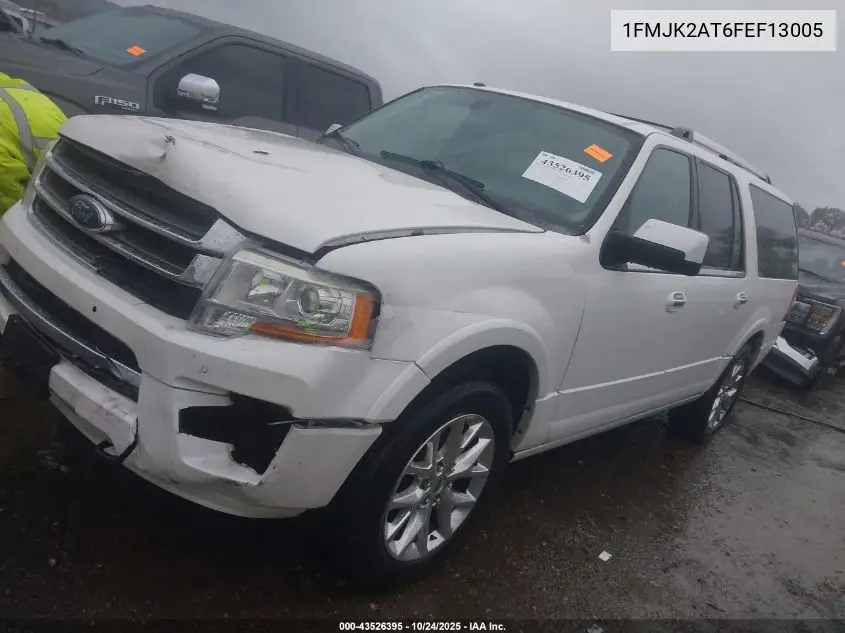 1FMJK2AT6FEF13005 2015 Ford Expedition El Limited