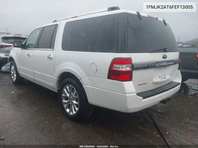 1FMJK2AT6FEF13005 2015 Ford Expedition El Limited