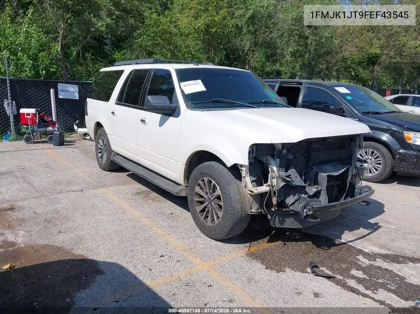2015 Ford Expedition El Xlt VIN: 1FMJK1JT9FEF43545 Lot: 45597145