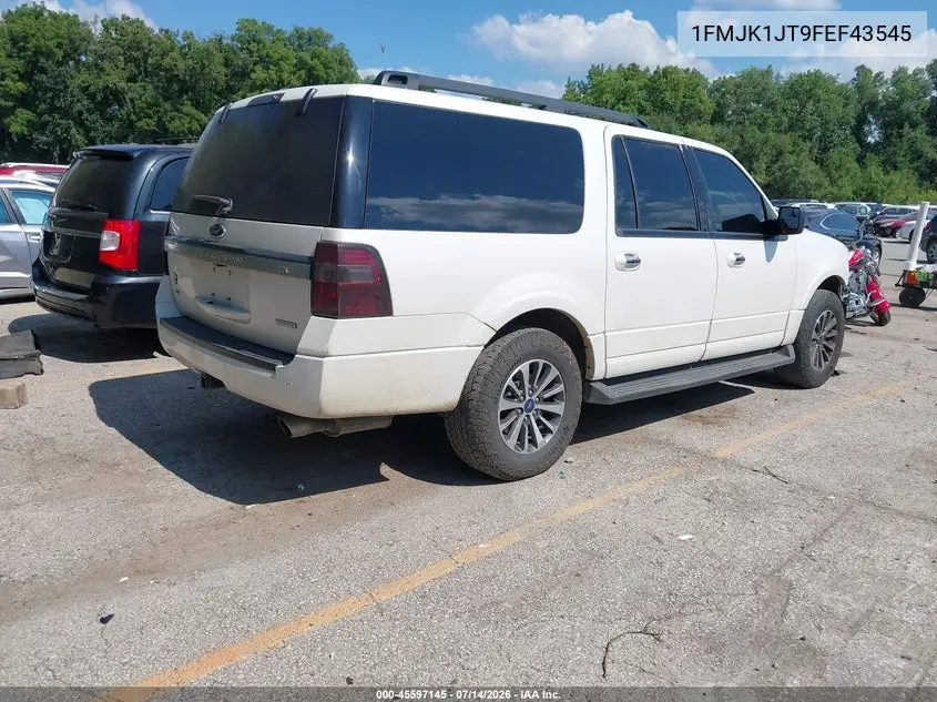 2015 Ford Expedition El Xlt VIN: 1FMJK1JT9FEF43545 Lot: 45597145