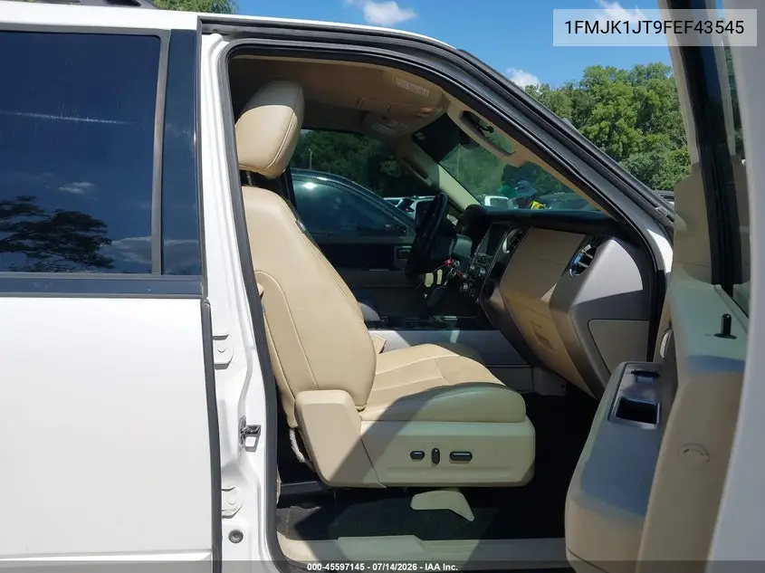 2015 Ford Expedition El Xlt VIN: 1FMJK1JT9FEF43545 Lot: 45597145